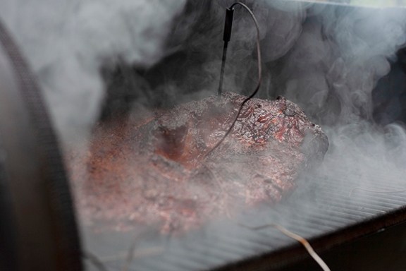 a close up of a fire