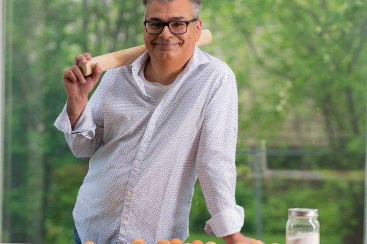 Bruno Feldeisen sitting in front of a window