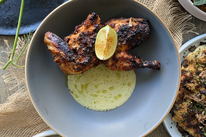 a bowl of food on a plate