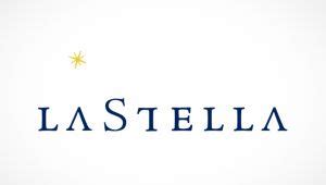 LaStella logo with star above the 'S' on white background.