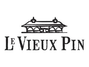 Logo with a stylized building and text 'Le Vieux Pin'.